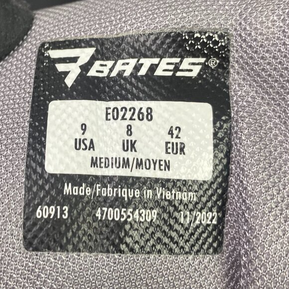 Bates GX 8 Gore-Tex Side Zip E02268 Mens Black Tactical Boots Size 9 Utility - Picture 12 of 12